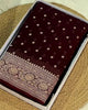 Burgundy Maroon Elegance Saree