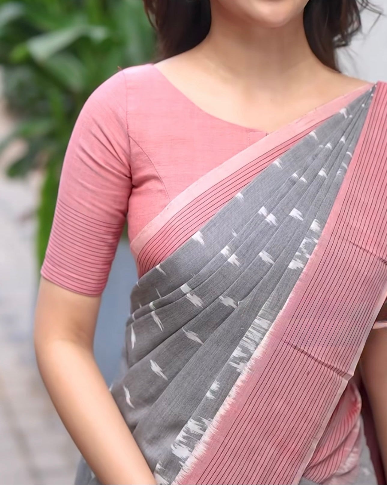Rosy Charm Cotten  Saree