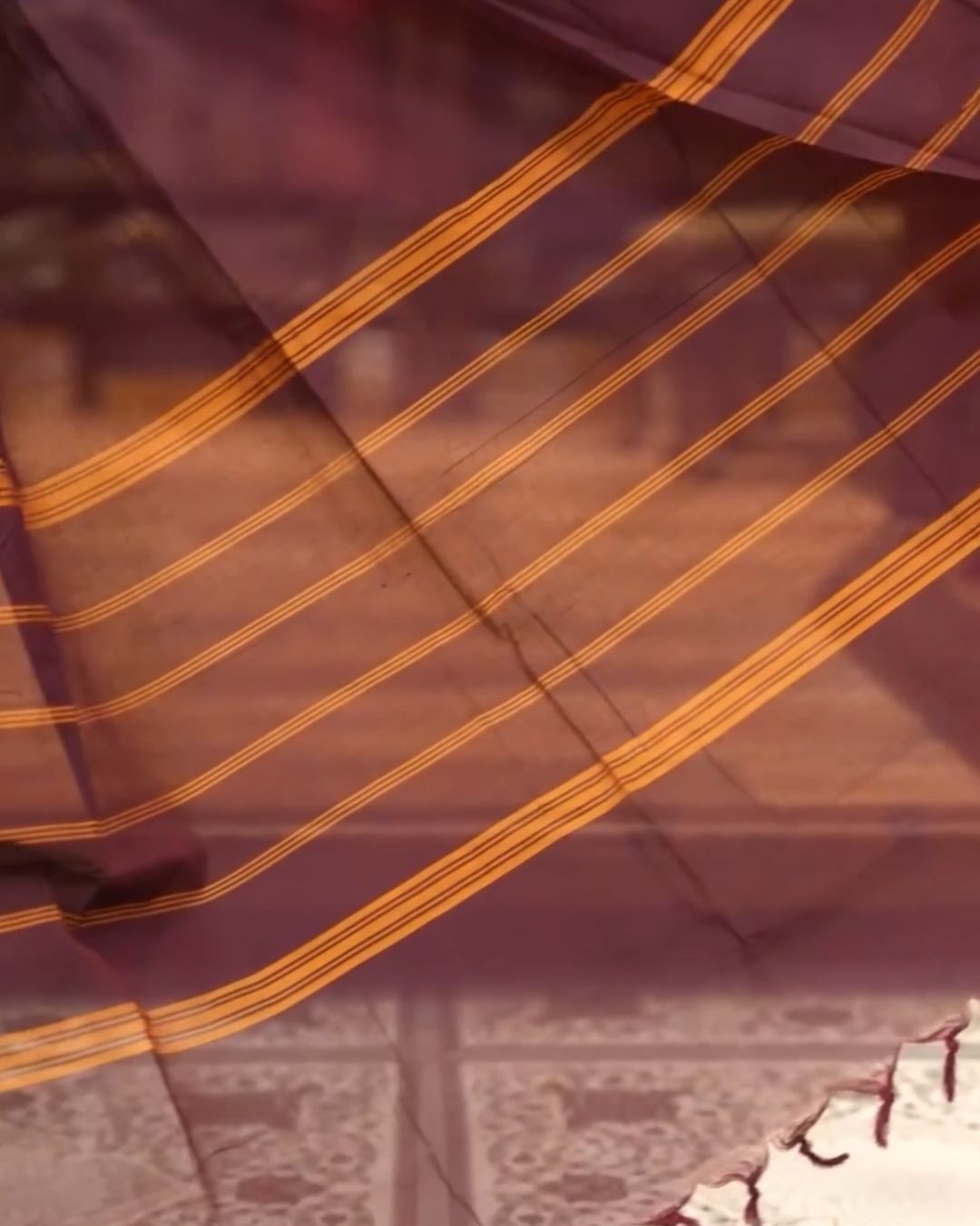 Coffee Brown Silk Saree