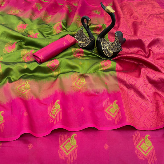 Premium Kuber Pattu Silk Saree for Wedding & Party Wear