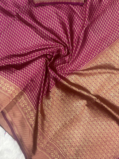 Premium Comfort Organic Banarasi Lichi Silk Wedding Saree