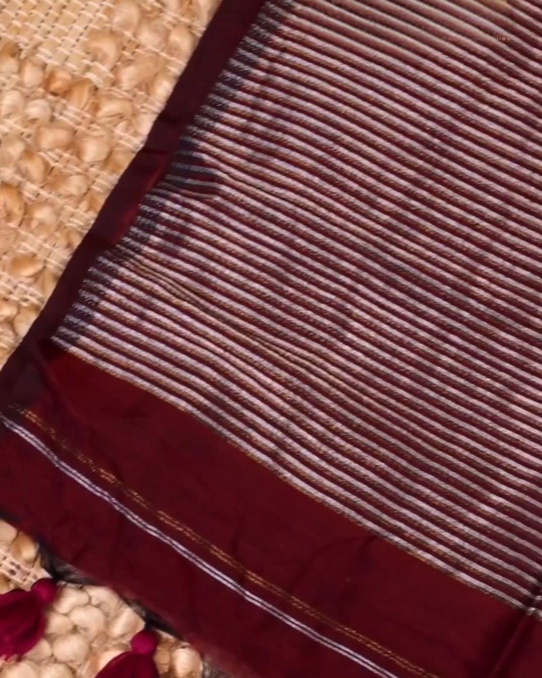 Mulberry Cotton Saree