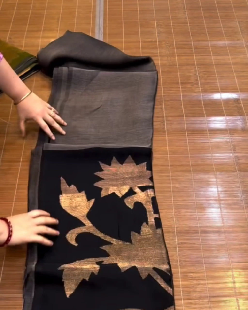 Needle Work Jamdani Saree