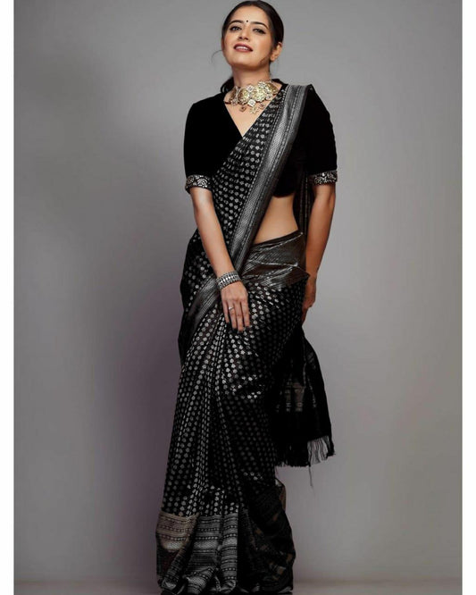 Elegant Banarasi Saree in Premium Lichi Silk
