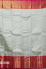 Royal Pink and Mint Green Silk Saree with Rich Zari Border