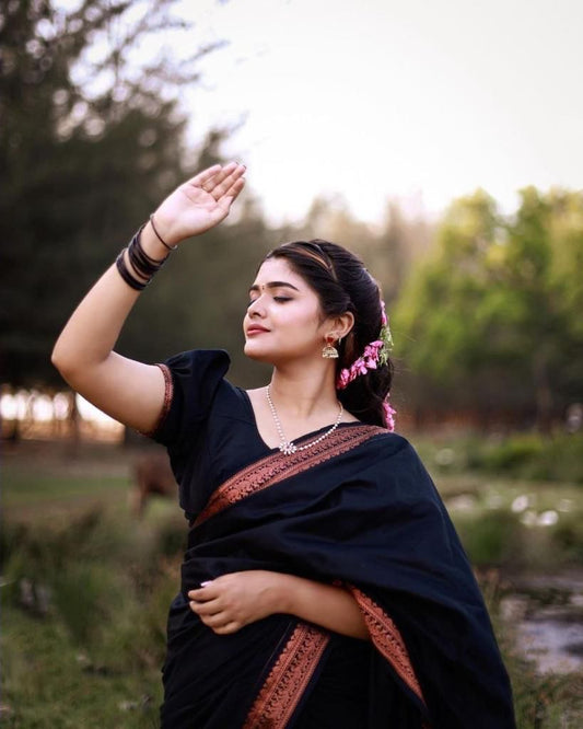 Classic North Indian Attire Inspired by Timeless Craft Saree
