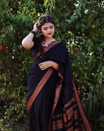 Classic North Indian Attire Inspired by Timeless Craft Saree