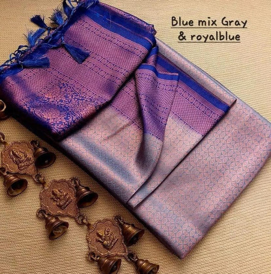 Elegant Pink & Black Soft Silk Saree with Rich Woven Pallu