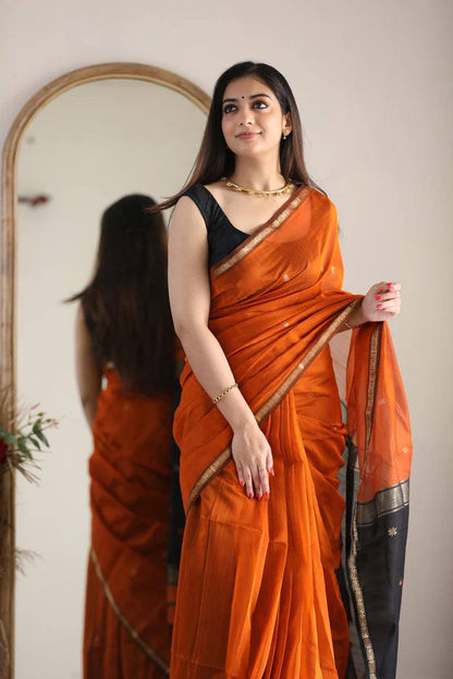 SOFT LILAN SLAB ATTRACTIVE CHARMFULL SAREE