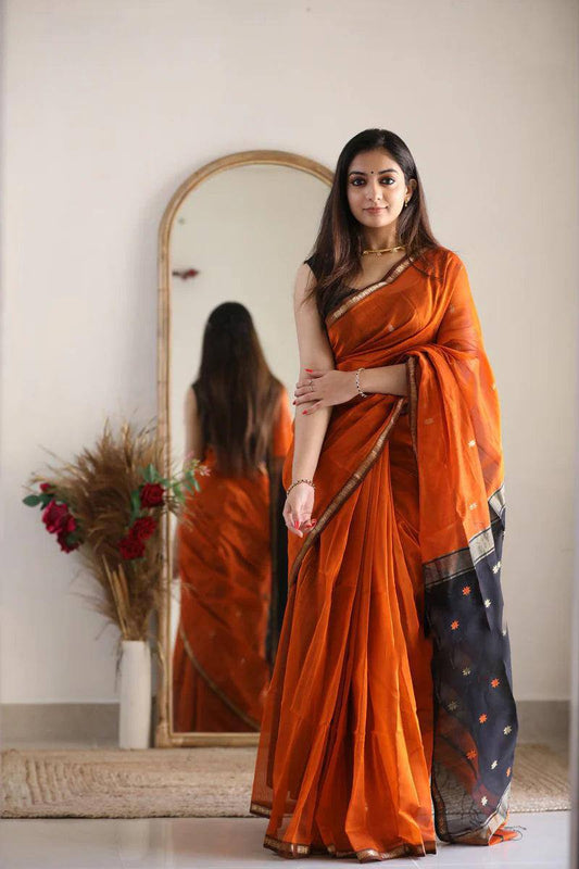 SOFT LILAN SLAB ATTRACTIVE CHARMFULL SAREE