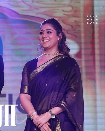 NAYANTHARA COTTON FABRIC SAREE