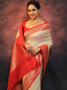 Rich Look Organic Banarasi Lichi Silk Wedding Saree