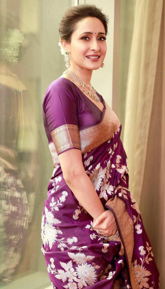 Soft & Comfortable Organic Banarasi Lichi Silk Wedding Saree