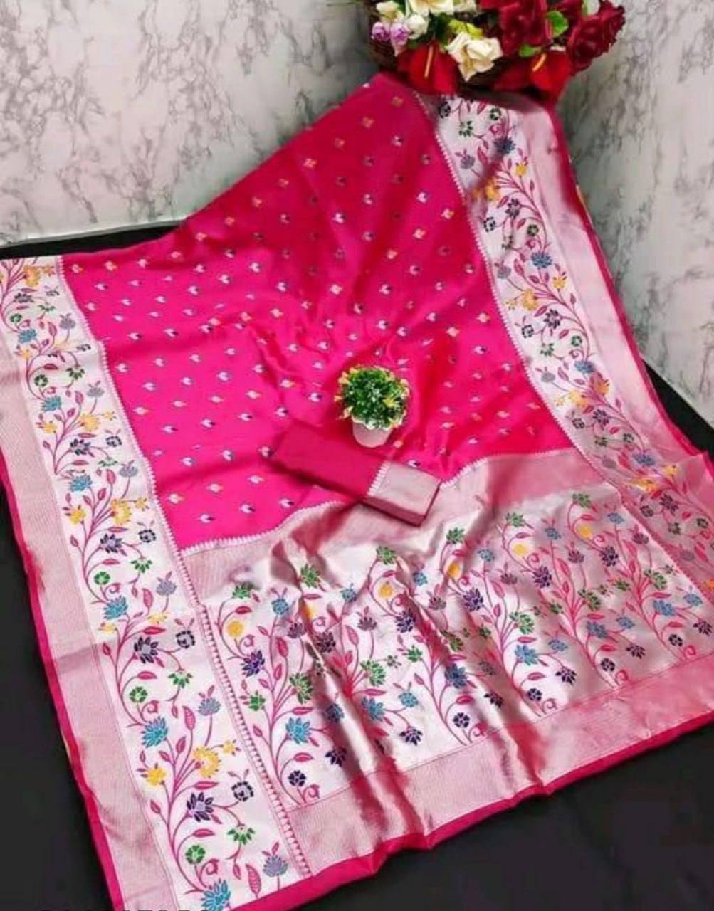 New Launch Paithani Silk Wedding Saree – Rich & Elegant