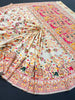 Rajwadi Pashmina Silk Weaving Saree with Kashmiri Pallu