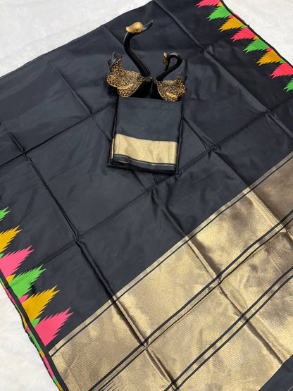 Ultra Light Organic Banarasi Lichi Silk Wedding Saree