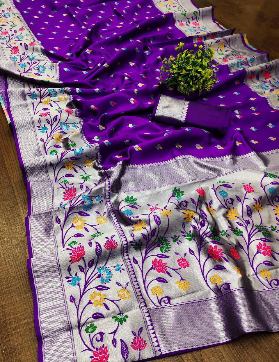 New Launch Paithani Silk Wedding Saree – Rich & Elegant
