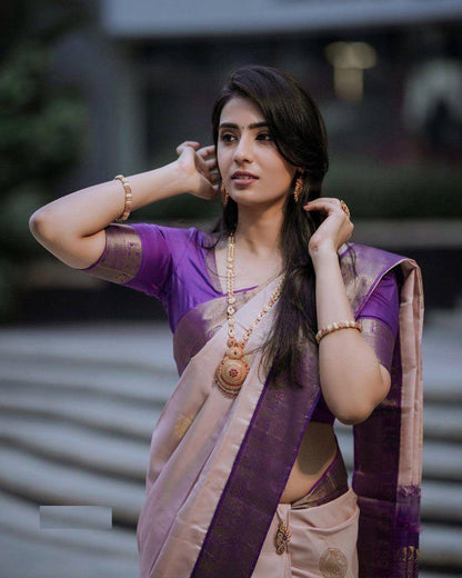 Budget Friendly Organic Banarasi Lichi Silk Wedding Saree