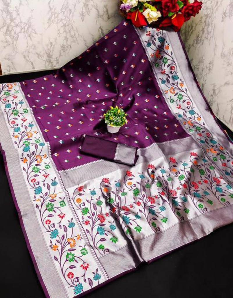 New Launch Paithani Silk Wedding Saree – Rich & Elegant