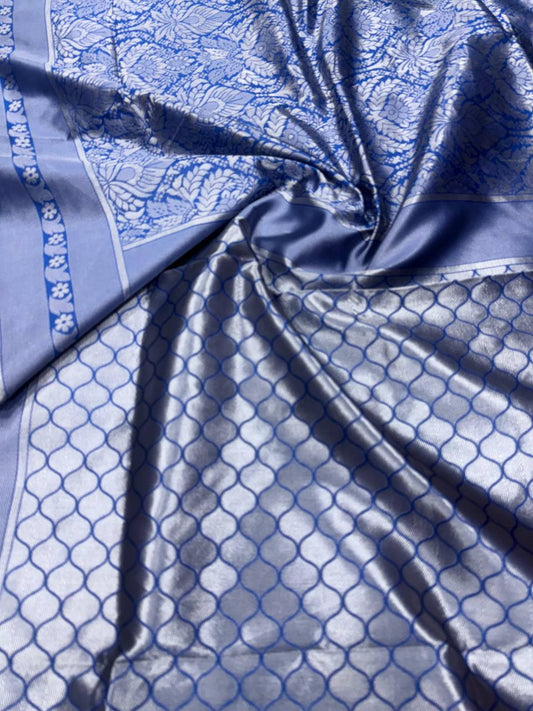 LuxeCraft Saree Designed in Organic Banarasi Lichi Silk