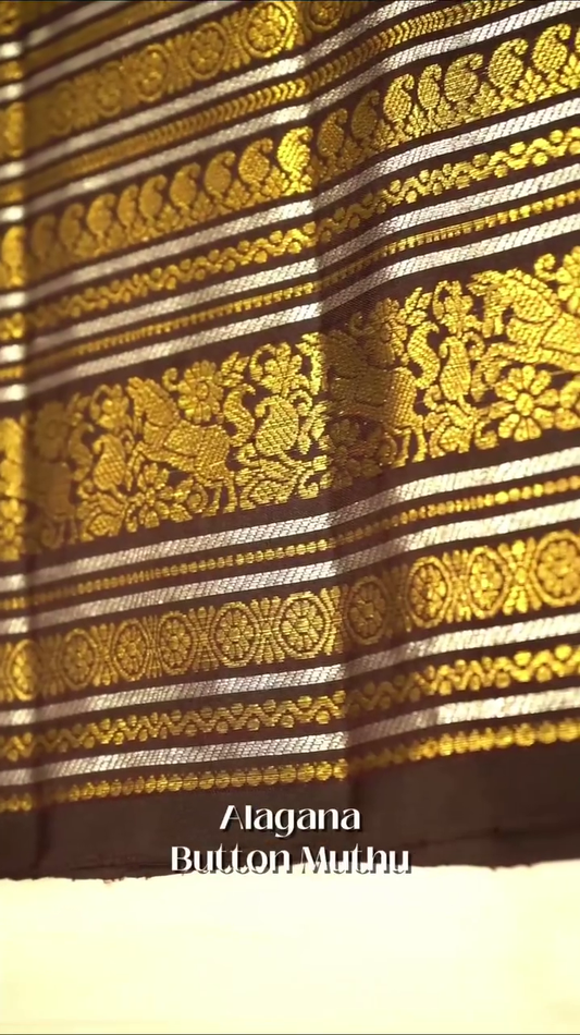 Vintage Wedding Silk Saree